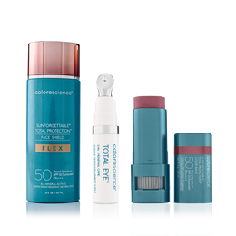 Tatyana's Favorites: Total Eye® 3-In-1 Renewal Therapy SPF 35, Sunforgettable® Total Protection® Face Shield Flex SPF 50, Sunforgettable® Total Protection® Color Balm SPF 50 (Berry)
