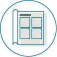 e-commerce collection layout icon
