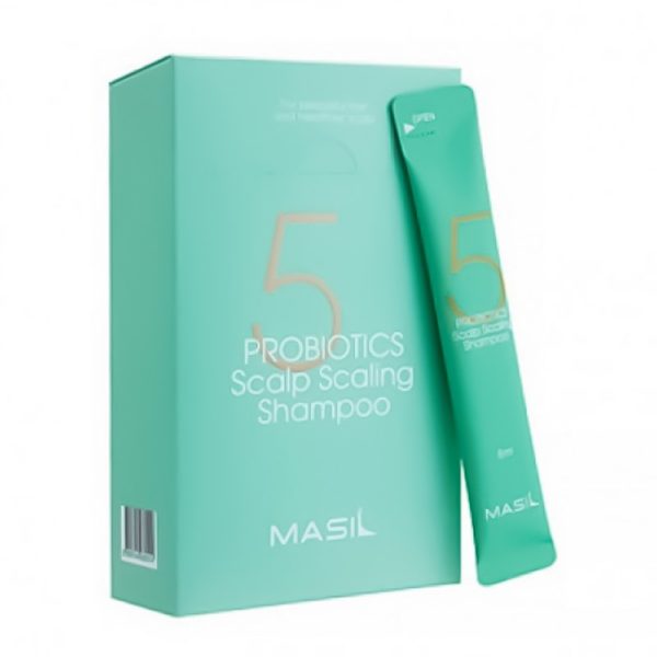 MASIL – 5 Probiotics Scalp Scaling Shampoo Stick Pouch, 20 pcs x 8ml