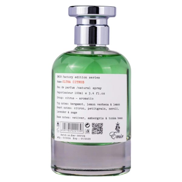 Emir – Ultra Citrus Factory Edition Eau De Parfum 100ml