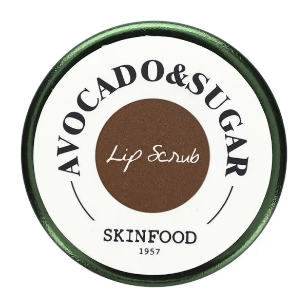 SKINFOOD – Lip Scrub, Avocado & Sugar, 0.5 Oz (14 G)