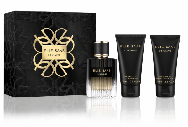 Elie Saab – Homme Eau De Parfum 100ml + Shower Gel 75ml + After Shave Balsam 75ml