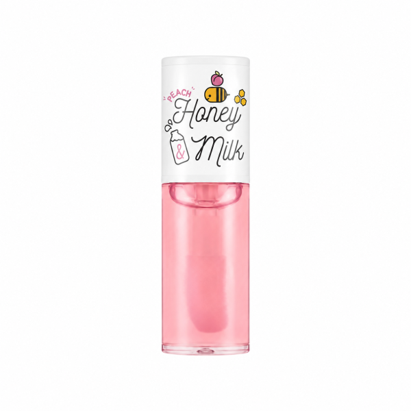 A’pieu – Honey & Milk Lip Oil, Peach, 5g