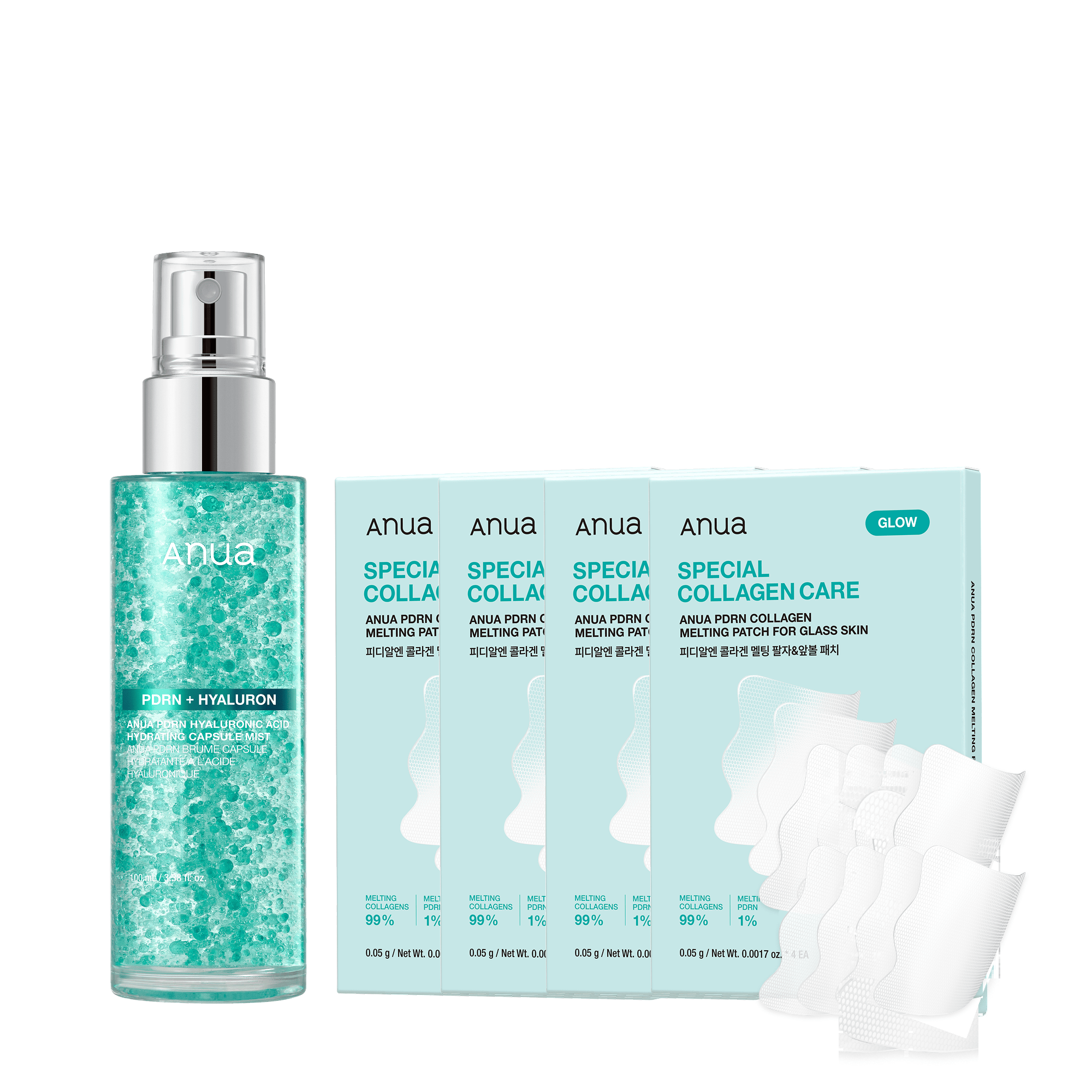 PDRN Collagen Wrinkle Intensive Smoothing Set for Glass Skin