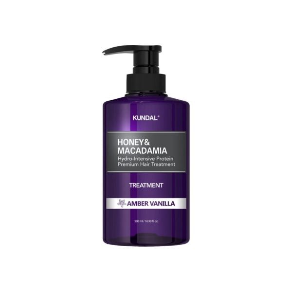 KUNDAL – Honey & Macadamia Protein Treatment, Amber Vanilla, 500ml
