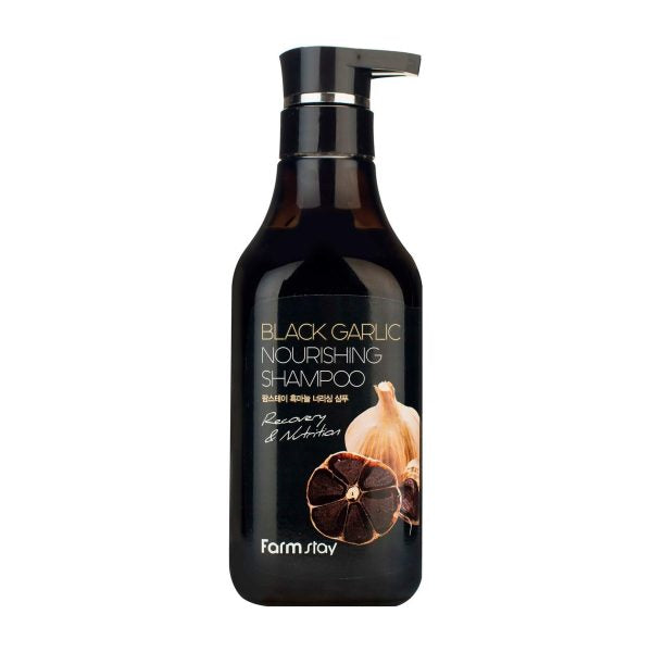 Farmstay – Black Garlic Nourishing Shampoo – 530ml